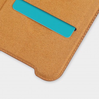 Nillkin Qin Case Case For Samsung Galaxy A33 5G Camera Protector Holster Cover Flip Cover Brown