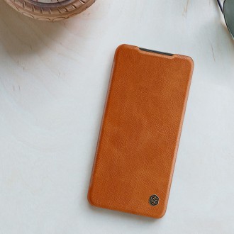 Nillkin Qin Case Case For Samsung Galaxy A33 5G Camera Protector Holster Cover Flip Cover Brown