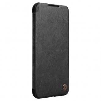 Nillkin Qin Leather Pro Case Case For Samsung Galaxy S22 Camera Protector Holster Cover Flip Cover Black