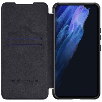 Nillkin Qin Leather Pro Case Case For Samsung Galaxy S22 Camera Protector Holster Cover Flip Cover Black