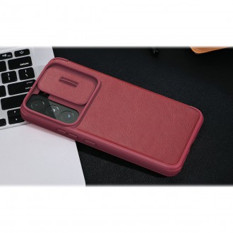 Nillkin Qin Leather Pro Case Case For Samsung Galaxy S22 Camera Protector Holster Cover Flip Cover Black