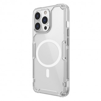 Nillkin Nature Pro Magnetic Case Case for iPhone 13 Pro Magnetic Armor Cover Clear Cover (MagSafe Compatible)