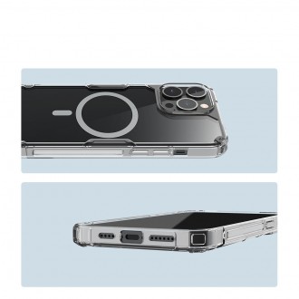 Nillkin Nature Pro Magnetic Case Case for iPhone 13 Pro Magnetic Armor Cover Clear Cover (MagSafe Compatible)