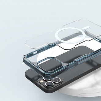 Nillkin Nature Pro Magnetic Case Case pro iPhone 13 Pro Max Magnetic Armor Cover Transparentní kryt (kompatibilní s MagSafe)