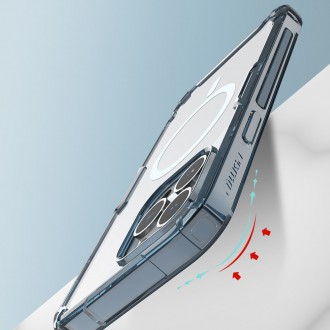 Nillkin Nature Pro Magnetic Case Case pro iPhone 13 Pro Max Magnetic Armor Cover Transparentní kryt (kompatibilní s MagSafe)