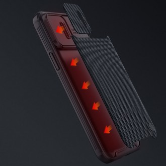 Nillkin Texture Pro Magnetic Case Case for iPhone 13 Camera Protector Housing Sleeve Cover Black (MagSafe Compatible)