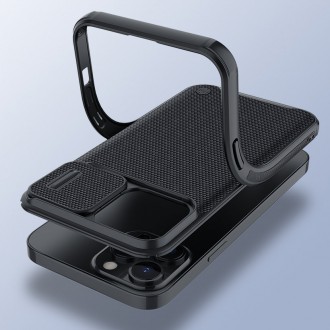 Nillkin Texture Pro Magnetic Case Case for iPhone 13 Pro Camera Protector Housing Sleeve Cover Black (MagSafe Compatible)