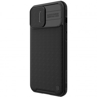 Nillkin Texture Pro Magnetic Case Case for iPhone 13 Pro Max Camera Protector Housing Cover Black (MagSafe Compatible)