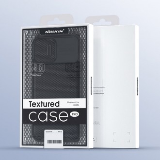 Nillkin Texture Pro Magnetic Case Case for iPhone 13 Pro Max Camera Protector Housing Cover Black (MagSafe Compatible)