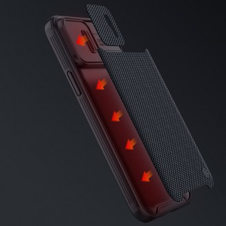 Nillkin Texture Pro Magnetic Case Case for iPhone 13 Pro Max Camera Protector Housing Cover Black (MagSafe Compatible)