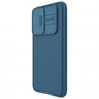 Nillkin CamShield Pro Case Armored Pouch Cover Camera Protector Camera Samsung Galaxy S22 + (S22 Plus) Blue