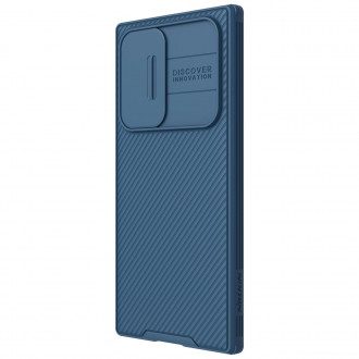 Nillkin CamShield Pro Case Armored Case Cover Kryt fotoaparátu Samsung Galaxy S22 Ultra modrý