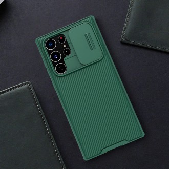 Nillkin CamShield Pro Case Armored Case Cover Kryt fotoaparátu Samsung Galaxy S22 Ultra modrý