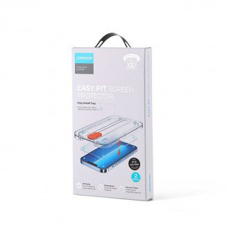 Joyroom tempered glass with mounting kit for iPhone 12 Pro Max 6.7 &quot;transparent (JR-PF935)