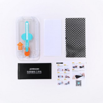 Joyroom tempered glass with mounting kit for iPhone 12 Pro Max 6.7 &quot;transparent (JR-PF935)