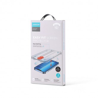 Joyroom tempered glass with mounting kit for iPhone 13 Pro Max 6.7 "transparent (JR-PF937)