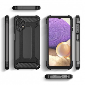 Hybrid Armor Case Tough Rugged Cover for Samsung Galaxy A73 black