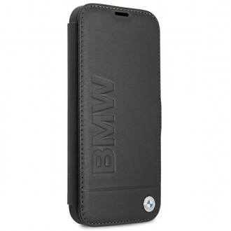 Etui BMW BMFLBKP13SSLLBK iPhone 13 mini 5,4" czarny/black book Signature