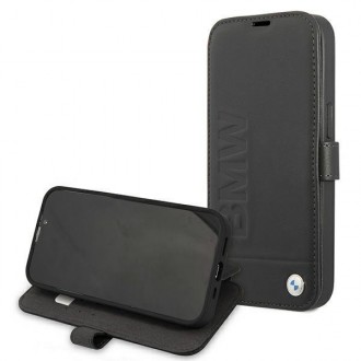 Etui BMW BMFLBKP13SSLLBK iPhone 13 mini 5,4" czarny/black book Signature