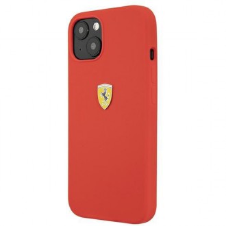 Ferrari FESSIHCP13SRE iPhone 13 mini 5,4&quot; červený/červený pevný silikonový obal