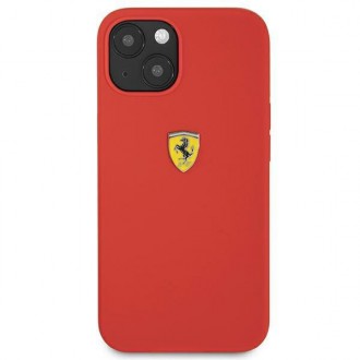 Ferrari FESSIHCP13SRE iPhone 13 mini 5,4&quot; červený/červený pevný silikonový obal