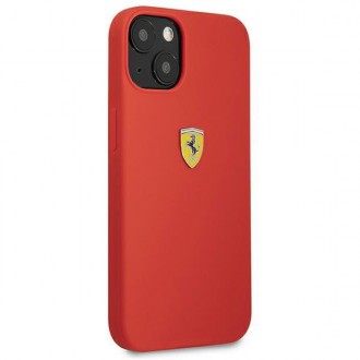 Ferrari FESSIHCP13SRE iPhone 13 mini 5,4&quot; červený/červený pevný silikonový obal