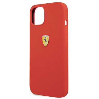 Ferrari FESSIHCP13SRE iPhone 13 mini 5,4&quot; červený/červený pevný silikonový obal