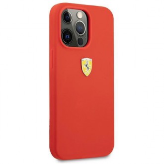 Ferrari FESSIHCP13XRE iPhone 13 Pro Max 6,7&quot; červený/červený pevný silikonový obal