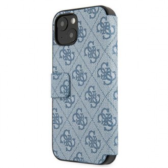 Guess GUBKP13S4GMGBL iPhone 13 mini 5,4&quot; modrá/modrá kniha 4G velké kovové logo