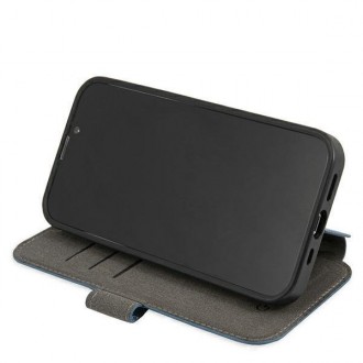 Guess GUBKP13S4GMGBL iPhone 13 mini 5,4&quot; modrá/modrá kniha 4G velké kovové logo
