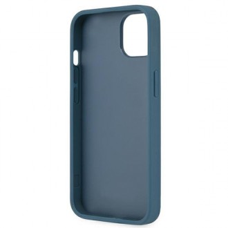 Guess GUHCP13S4GGMBL iPhone 13 mini 5,4&quot; modro/modrý pevný obal 4G velké kovové logo