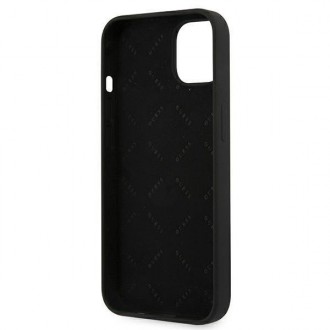 Guess GUHCP13SLS4GGBK iPhone 13 mini 5,4&quot; černý/černý pevný obal Silikonové 4G logo