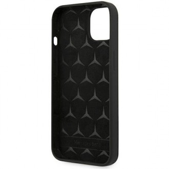 Mercedes MEHCP13SSILBK iPhone 13 mini 5,4" czarny/black hardcase Silicone Line