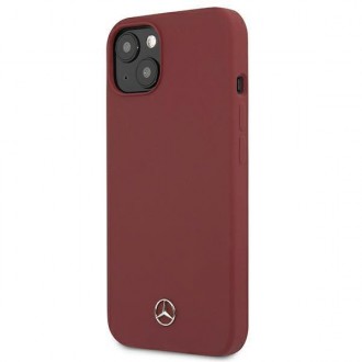 Mercedes MEHCP13SSILRE iPhone 13 mini 5,4" czerwony/red hardcase Silicone Line