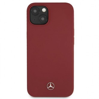 Mercedes MEHCP13SSILRE iPhone 13 mini 5,4" czerwony/red hardcase Silicone Line