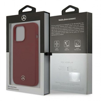 Mercedes MEHCP13XSILRE iPhone 13 Pro Max 6,7" czerwony/red hardcase Silicone Line