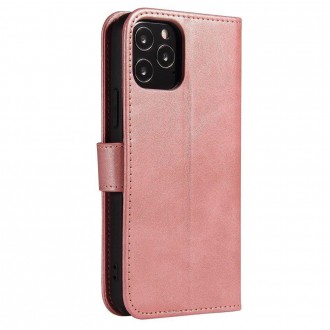 Magnet Case elegant case cover cover with a flap and stand function for Samsung Galaxy A33 5G pink