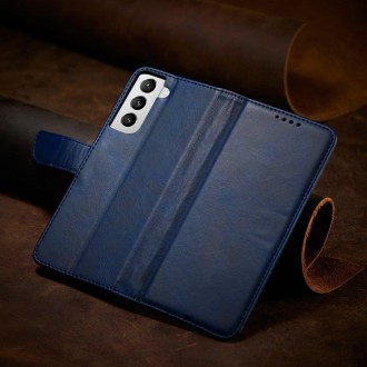 Magnet Case elegant case cover cover with a flap and stand function for Samsung Galaxy S22 Ultra blue