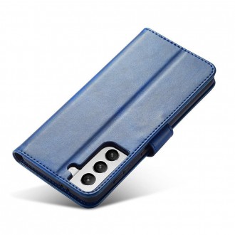 Magnet Case Elegant Case Cover Flip Cover Samsung Galaxy S22 + (S22 Plus) Blue