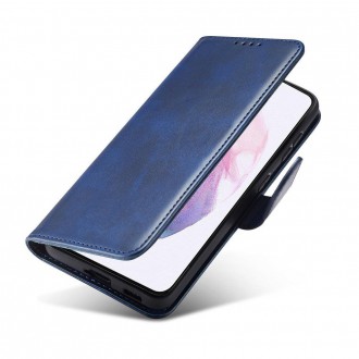 Magnet Case Elegant Case Cover Flip Cover Samsung Galaxy S22 + (S22 Plus) Blue