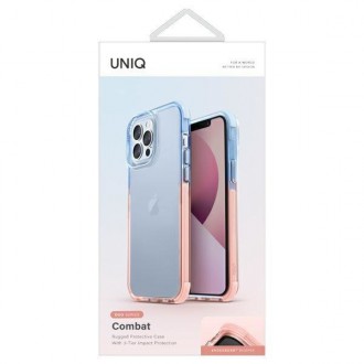 UNIQ etui Combat Duo iPhone 13 Pro / 13 6,1" niebiesko-różowy/blue-pink