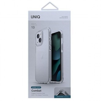 UNIQ etui Combat iPhone 13 6,1" aramid frost