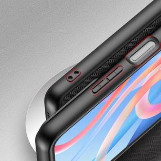 Dux Ducis Fino case cover covered with nylon material Poco M4 Pro 5G black