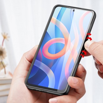 Dux Ducis Fino case cover covered with nylon material Poco M4 Pro 5G blue