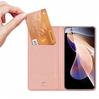 Dux Ducis Skin Pro Holster Cover Flip Cover for Poco M4 Pro 5G pink