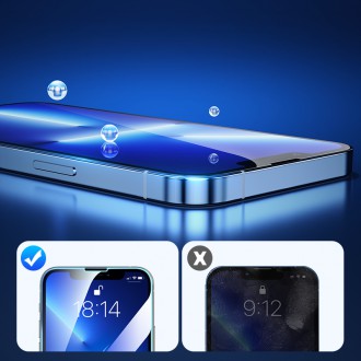 Joyroom tempered glass with mounting kit for iPhone 13 and 13 Pro 6.1 &quot;transparent (JR-PF932)