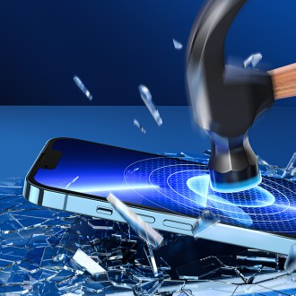 Joyroom tempered glass with mounting kit for iPhone 13 Pro Max 6.7 "transparent (JR-PF933)
