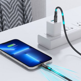 Joyroom Fast Charging / Data Cable USB Type C - Lightning PD 20W 2m Black (S-2024N1-PD)