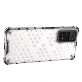Honeycomb case armored cover with a gel frame for Xiaomi Redmi Note 11 Pro + / 11 Pro black