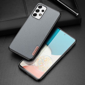 Dux Ducis Fino case is made of nylon material for Samsung Galaxy A73 blue